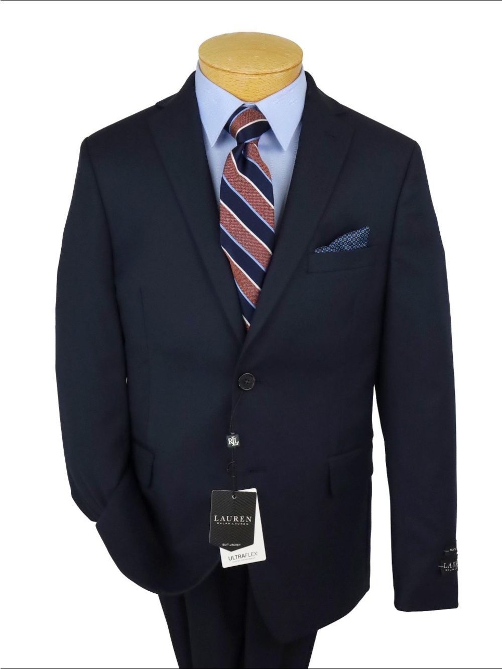 Lauren Ralph Lauren Boys Navy Notch Lapel Blazer size 12R